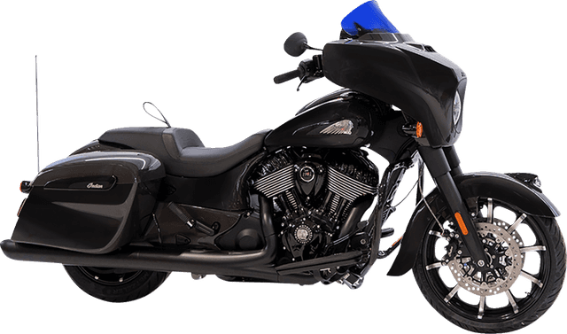 KLOCK WERKS 2312-1254 Kolor Flare® Windshield - 10" - Blue - '14-'26 Indian — image 4 of 5