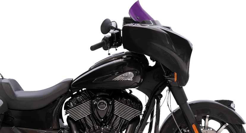 KLOCK WERKS 2312-1255 Kolor Flare® Windshield - 10" - Purple - '14-'26 Indian — image 3 of 5
