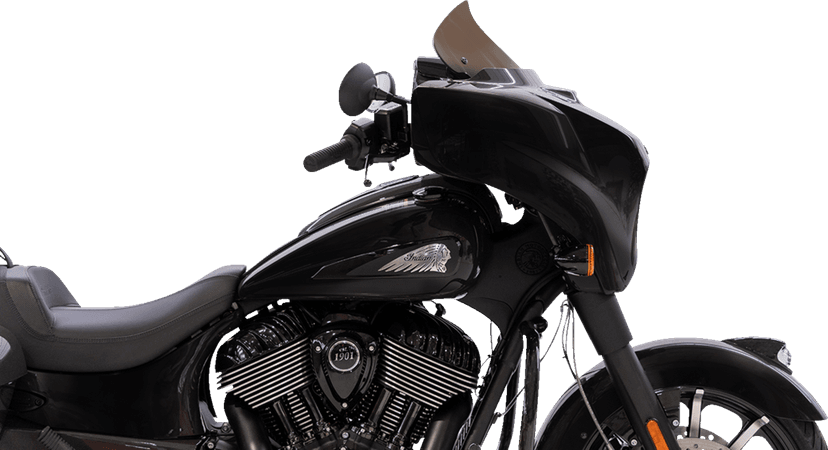 KLOCK WERKS 2312-1256 Kolor Flare® Windshield - 10" - Bronze - '14-'26 Indian — image 3 of 5
