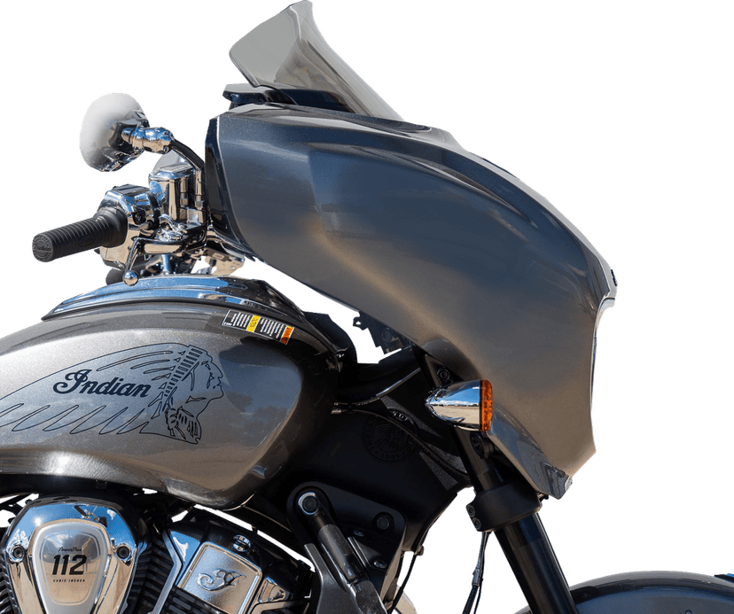 KLOCK WERKS 23121512 Flare® Windshield - 9" - Tint - Chieftain PowerPlus/Roadmaster PowerPlus — image 2 of 4