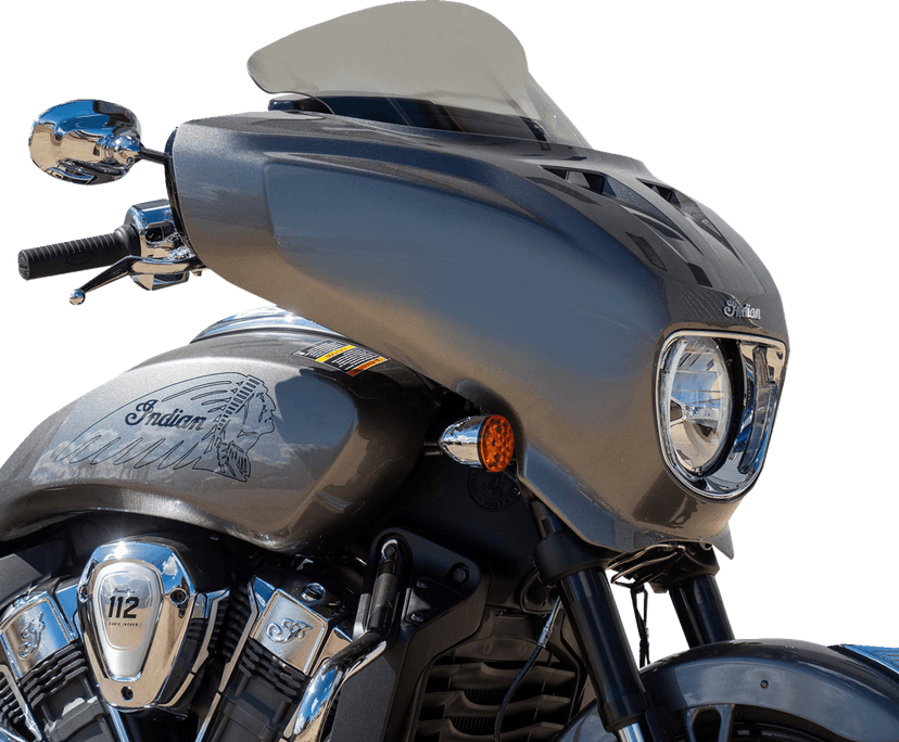 KLOCK WERKS 23121512 Flare® Windshield - 9" - Tint - Chieftain PowerPlus/Roadmaster PowerPlus — image 4 of 4