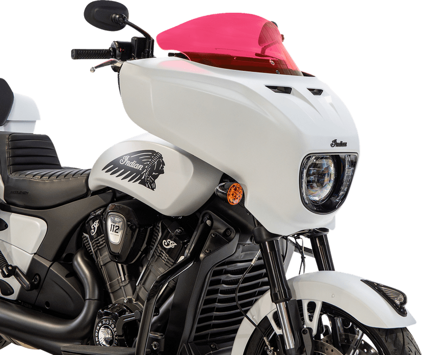 KLOCK WERKS 23121513 Windshield - 9" - Pink Ice - Chieftain PowerPlus/Roadmaster PowerPlus — image 3 of 4