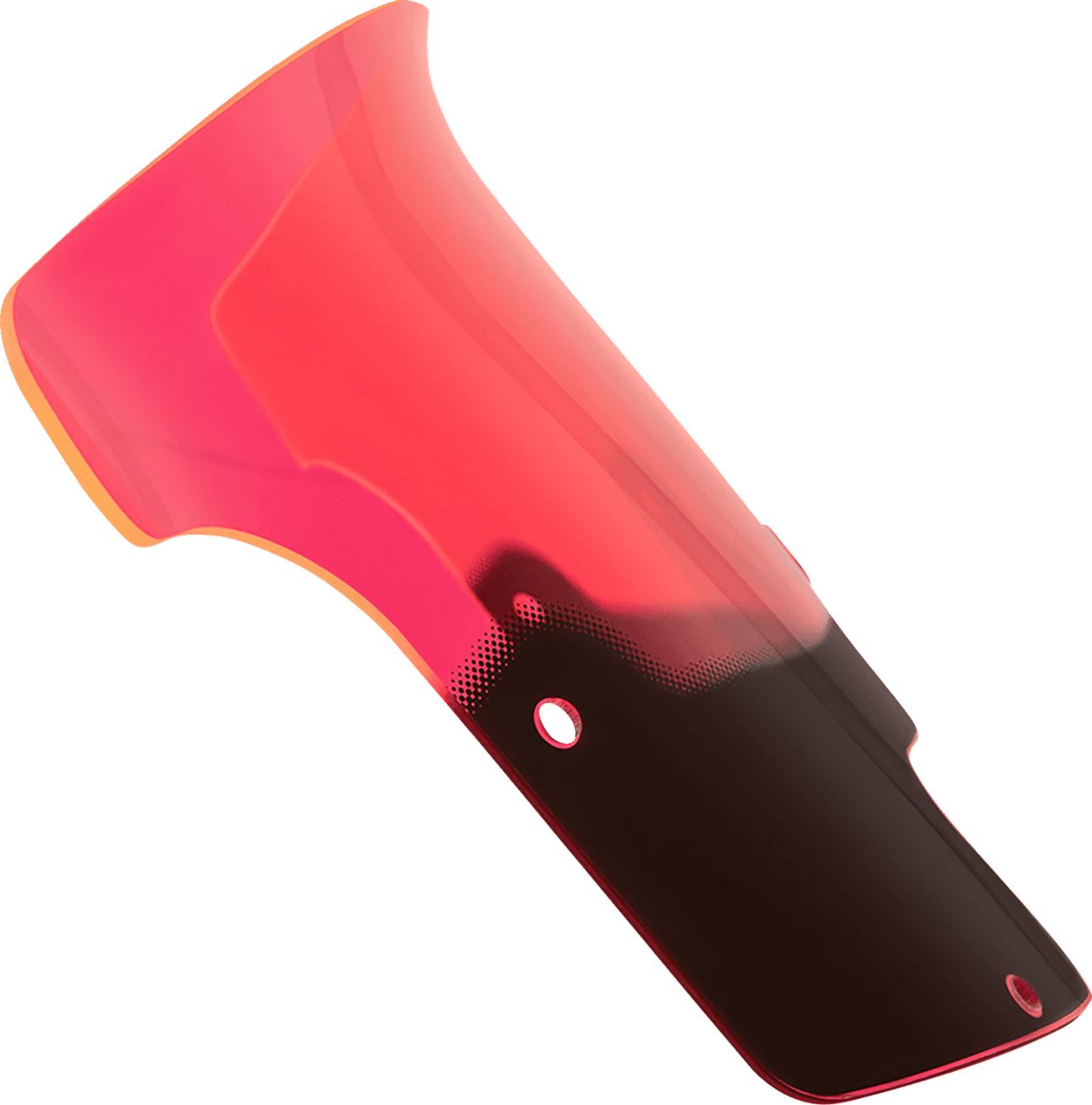 KLOCK WERKS 23121513 Windshield - 9" - Pink Ice - Chieftain PowerPlus/Roadmaster PowerPlus