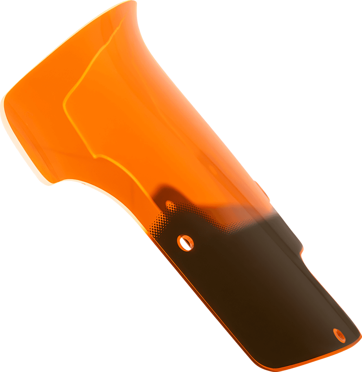KLOCK WERKS 23121514 Windshield - 9" - Orange Ice - Chieftain PowerPlus/Roadmaster PowerPlus