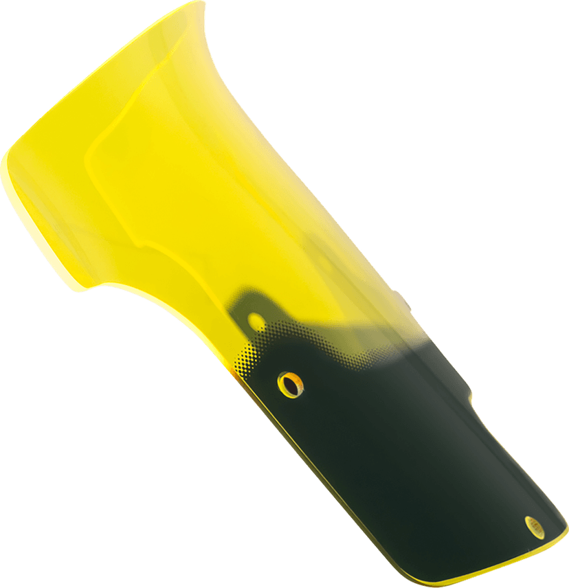 KLOCK WERKS 23121515 Windshield - 9" - Yellow Ice - Chieftain PowerPlus/Roadmaster PowerPlus — image 1 of 4