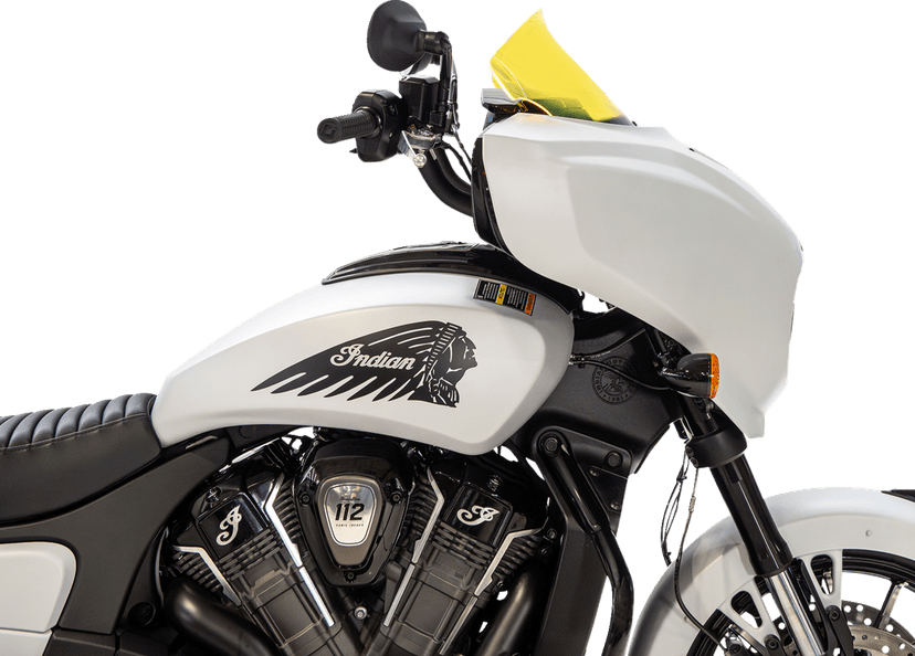 KLOCK WERKS 23121515 Windshield - 9" - Yellow Ice - Chieftain PowerPlus/Roadmaster PowerPlus — image 2 of 4