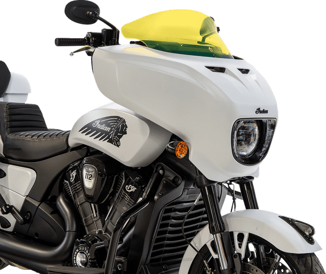 KLOCK WERKS 23121515 Windshield - 9" - Yellow Ice - Chieftain PowerPlus/Roadmaster PowerPlus — image 3 of 4