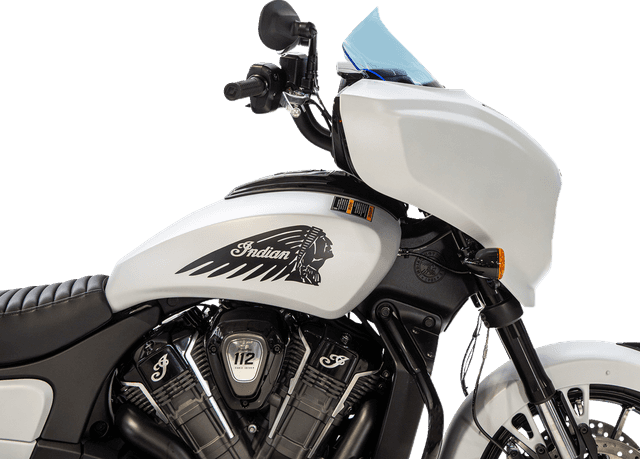 KLOCK WERKS 23121517 Windshield - 9" - Blue Ice - Chieftain PowerPlus/Roadmaster PowerPlus — image 3 of 4