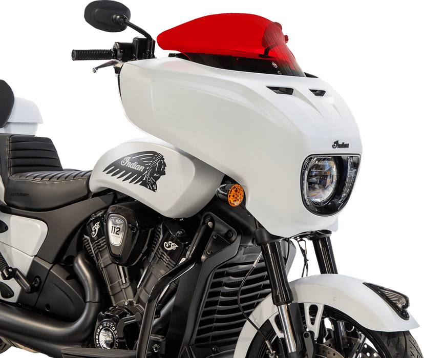 KLOCK WERKS 23121518 Windshield - 9" - Red - Chieftain PowerPlus/Roadmaster PowerPlus — image 4 of 4