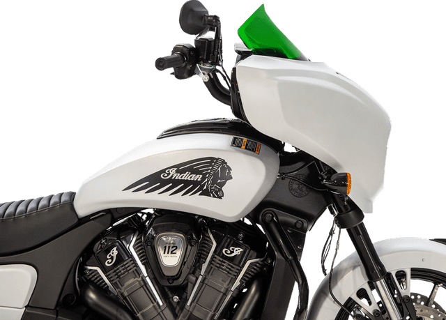 KLOCK WERKS 23121521 Windshield - 9" - Green - Chieftain PowerPlus/Roadmaster PowerPlus — image 4 of 4