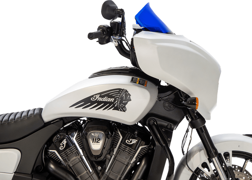 KLOCK WERKS 23121522 Windshield - 9" - Blue - Chieftain PowerPlus/Roadmaster PowerPlus — image 4 of 4