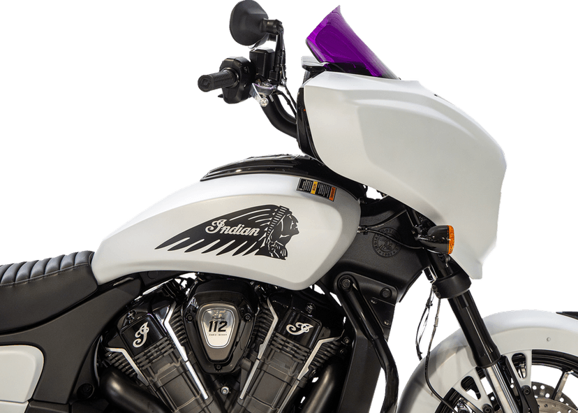KLOCK WERKS 23121523 Windshield - 9" - Purple - Chieftain PowerPlus/Roadmaster PowerPlus — image 3 of 4
