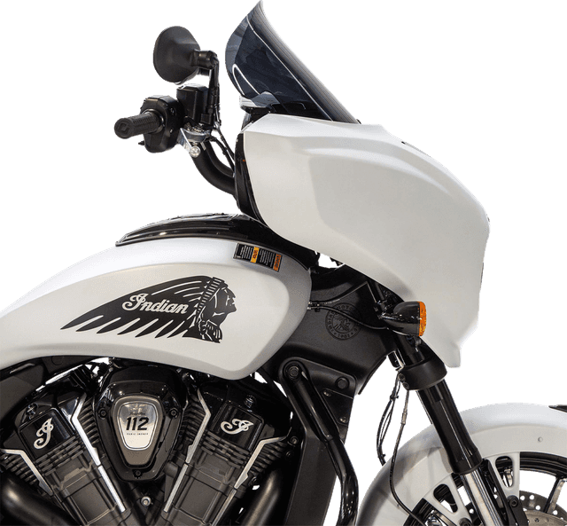 KLOCK WERKS 23121525 Flare® Windshield - 12" - Dark Smoke - Chieftain PowerPlus/Roadmaster PowerPlus — image 4 of 4