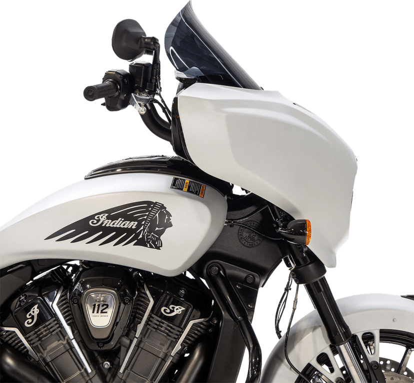 KLOCK WERKS 23121525 Flare® Windshield - 12" - Dark Smoke - Chieftain PowerPlus/Roadmaster PowerPlus — image 4 of 4