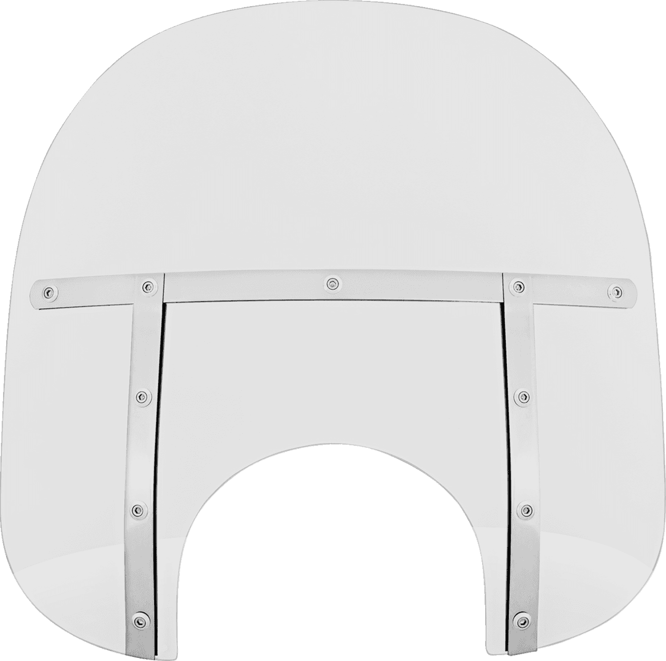 MEMPHIS SHADES 2313-0073 Fats Windshield - 15" - Headlight - Clear
