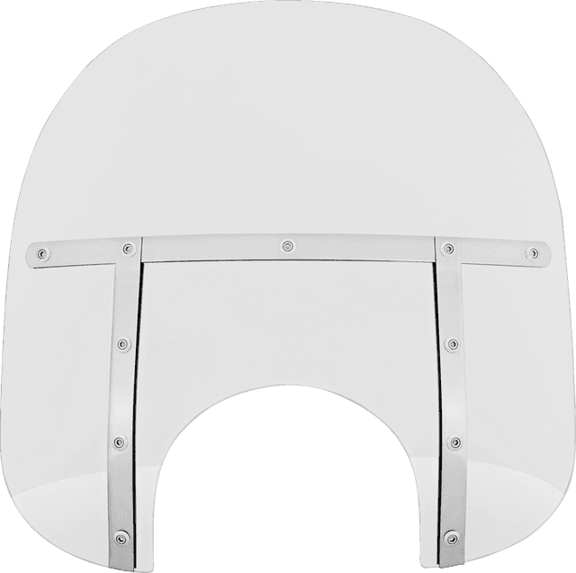 MEMPHIS SHADES 2313-0073 Fats Windshield - 15" - Headlight - Clear