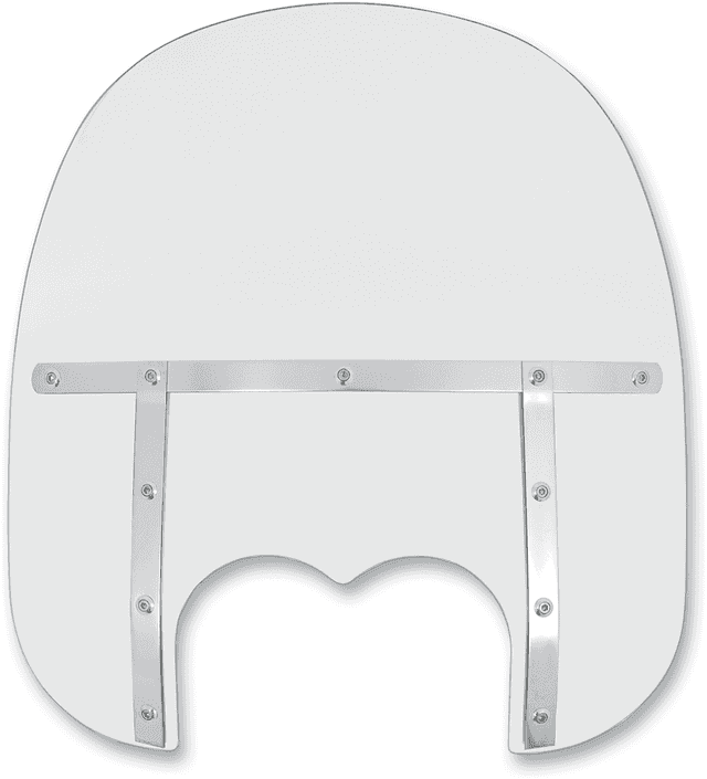 MEMPHIS SHADES 2313-0134 Fats Windshield - 17" - Clear - FXDF — image 1 of 3