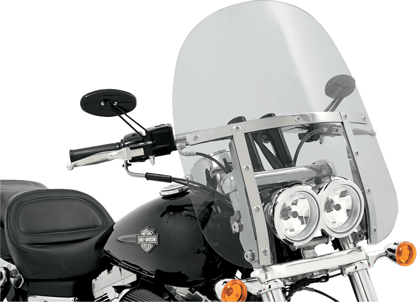 MEMPHIS SHADES 2313-0134 Fats Windshield - 17" - Clear - FXDF — image 2 of 3