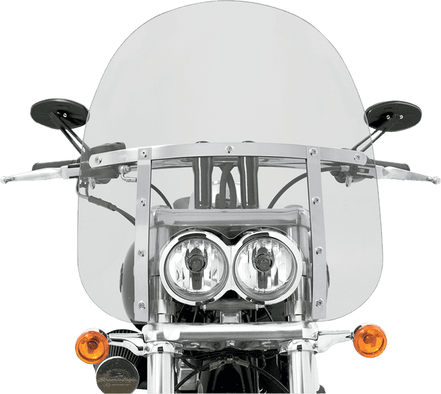 MEMPHIS SHADES 2313-0134 Fats Windshield - 17" - Clear - FXDF — image 3 of 3