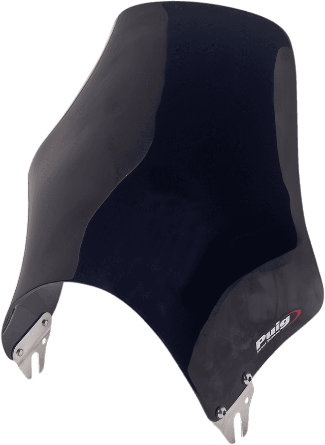 PUIG HI-TECH PARTS 2313-0247 Naked Windshield - Black — image 2 of 2