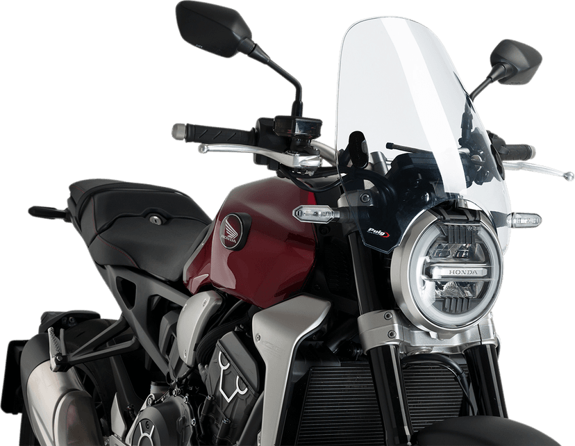 PUIG HI-TECH PARTS 2313-0254 Custom II Windshield - Clear - X11
