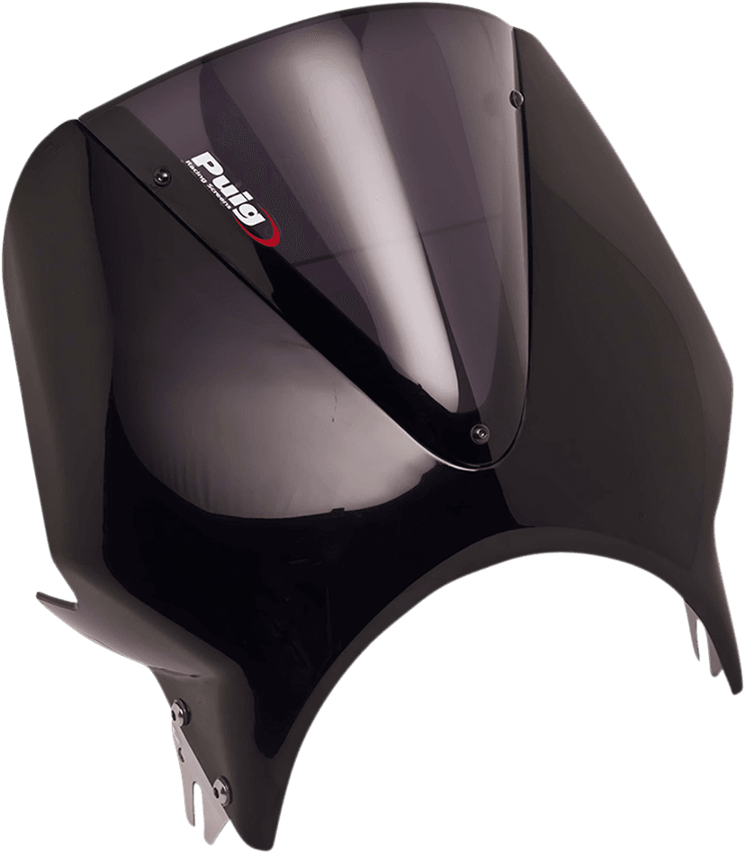 PUIG HI-TECH PARTS 2313-0257 Windscreen - Black/Dark Smoke — image 2 of 2