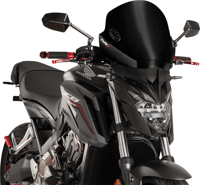 PUIG HI-TECH PARTS 2313-0258 Trend Windscreen - Black — image 2 of 2