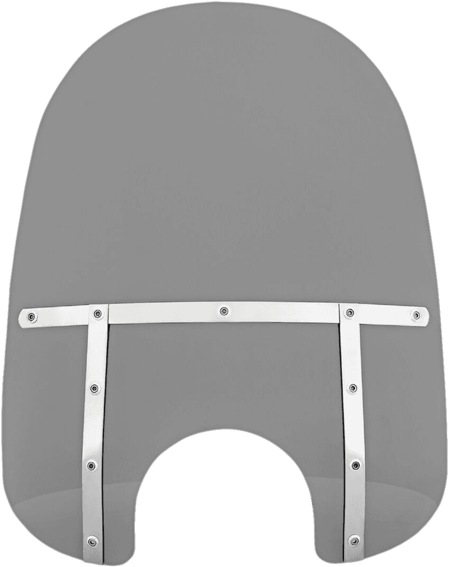 MEMPHIS SHADES 2313-0272 Fats Windshield - 21" - Headlight - Black Smoke