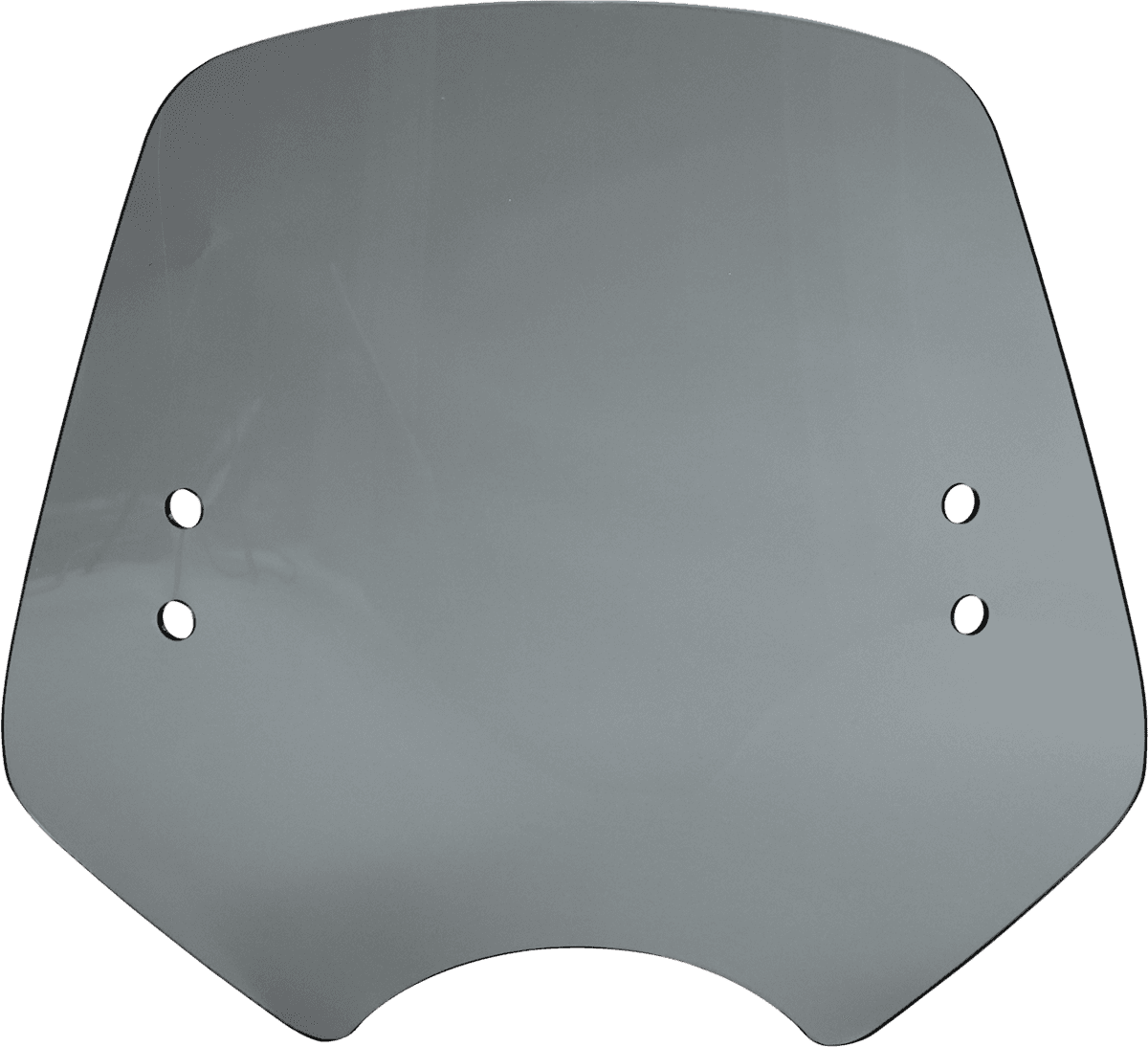 MEMPHIS SHADES 2313-0290 Shooter Windshield - Black Smoke