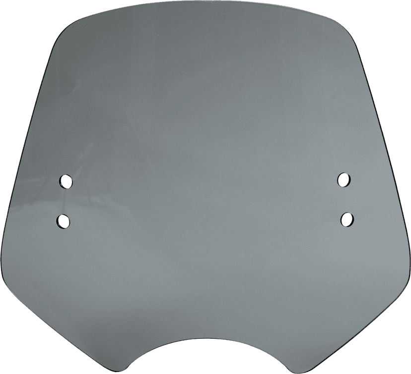 MEMPHIS SHADES 2313-0290 Shooter Windshield - Black Smoke