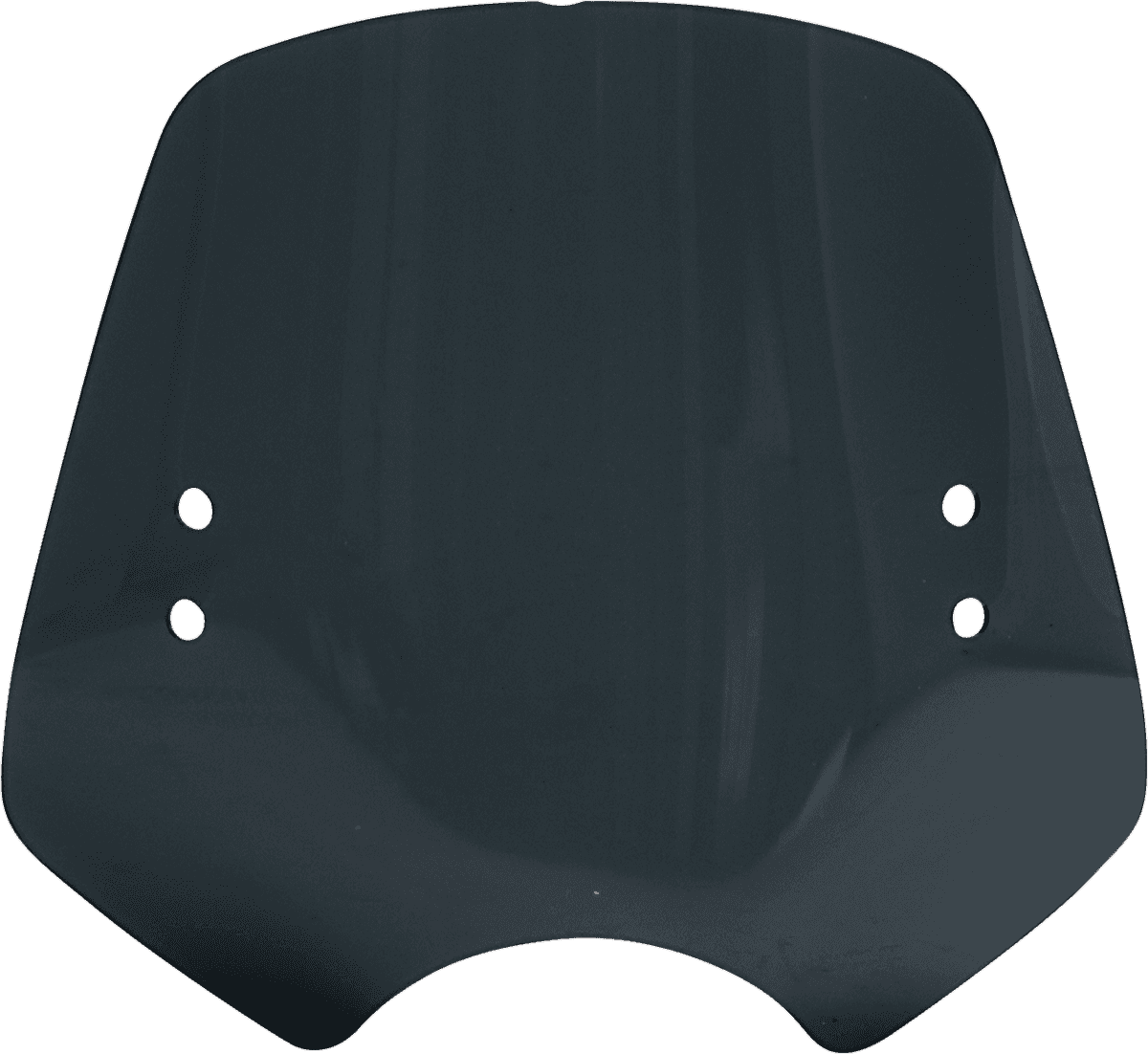 MEMPHIS SHADES 2313-0291 Shooter Windshield - Dark Black Smoke