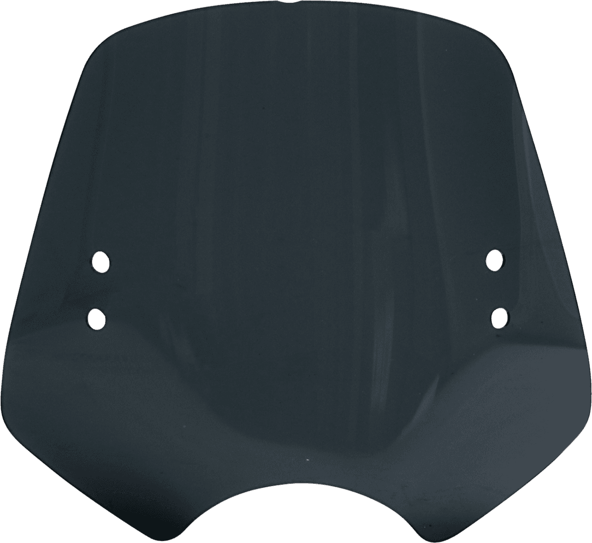 MEMPHIS SHADES 2313-0291 Shooter Windshield - Dark Black Smoke