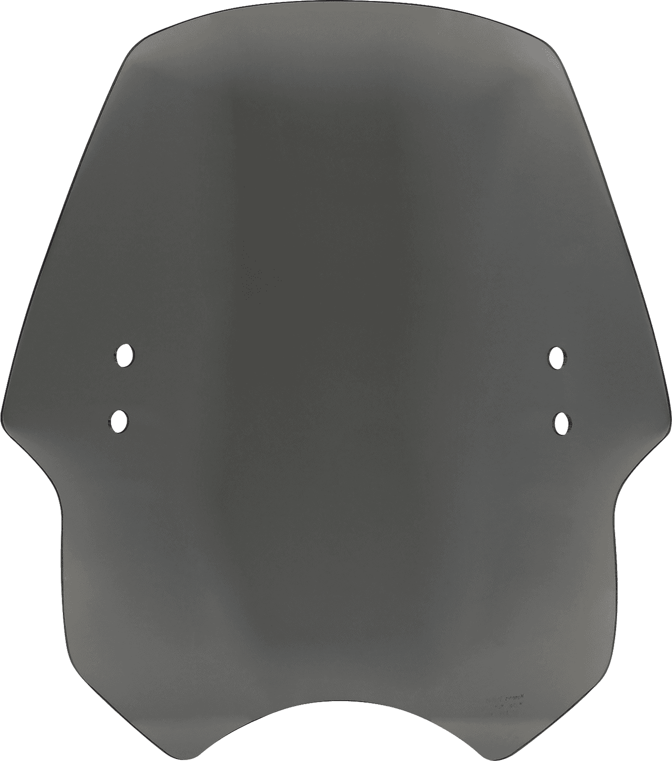 MEMPHIS SHADES 2313-0293 Hellcat Windshield - Black Smoke