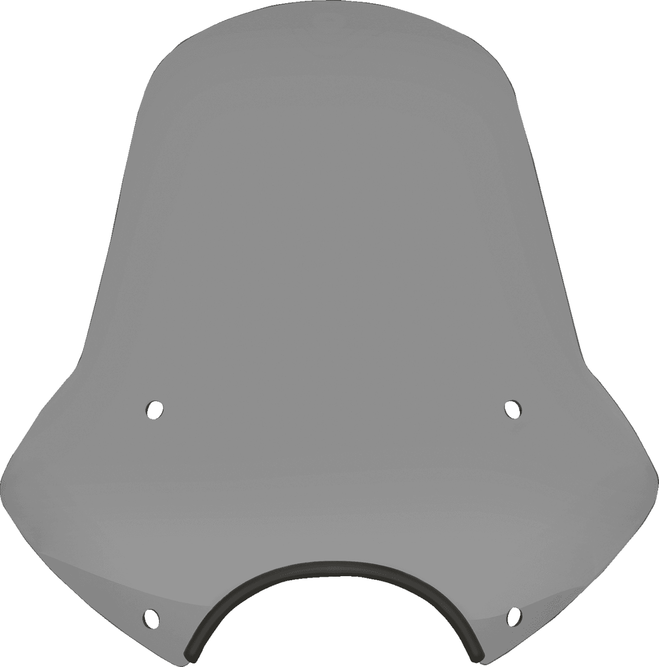 MEMPHIS SHADES 2313-0340 Speed Demon Sportshields - 19" - 9" Headlight Cutout - Black Smoke