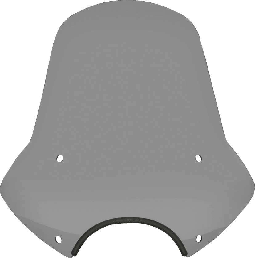 MEMPHIS SHADES 2313-0340 Speed Demon Sportshields - 19" - 9" Headlight Cutout - Black Smoke