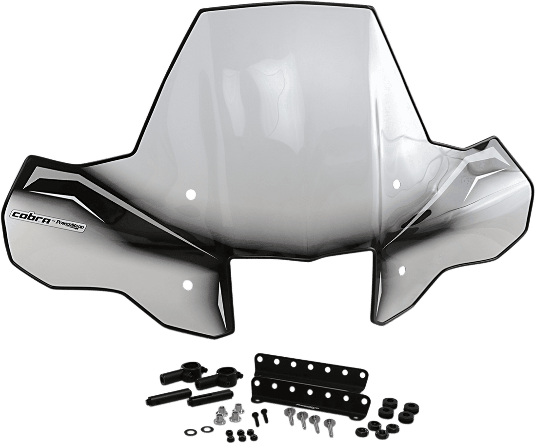 POWERMADD 2317-0123 Windshield - Standard Mount - Cut Out