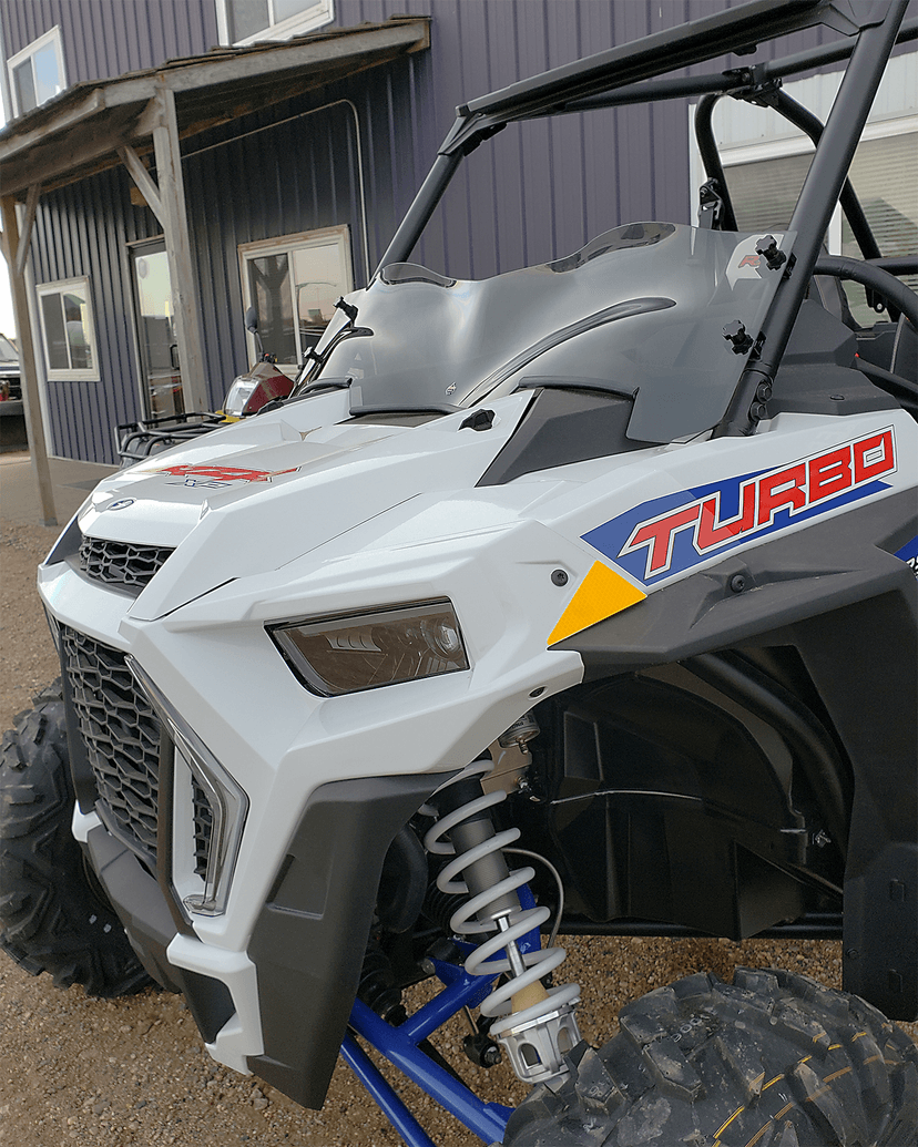 KLOCK WERKS 2317-0418 Flare® Windshield - 9-3/4" - Clear - RZR — image 2 of 2