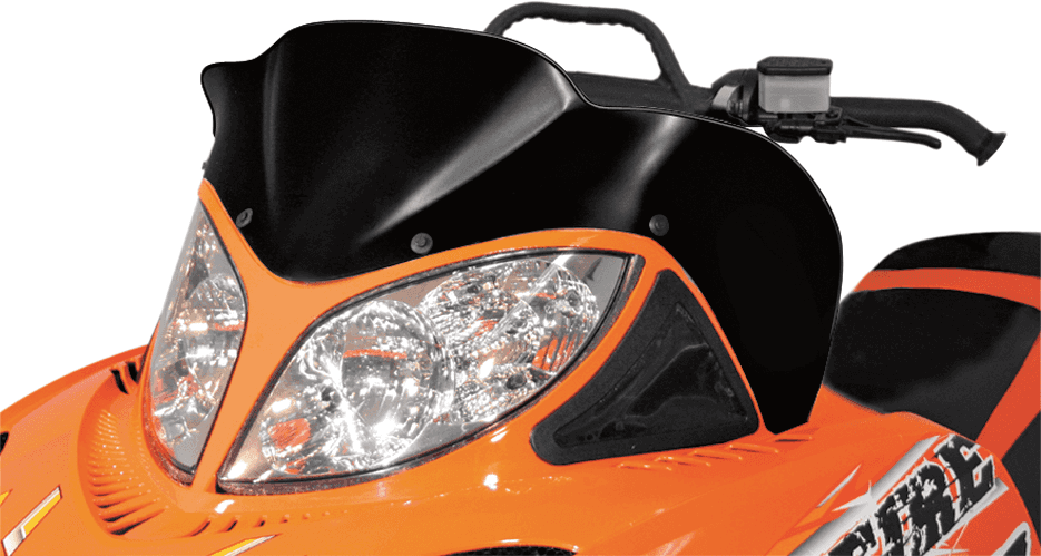 POWERMADD 2318-0110 Windshield - 14" - Black - Arctic Cat
