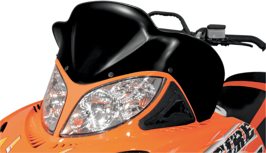 POWERMADD 2318-0111 Windshield - 17" - Black - Arctic Cat