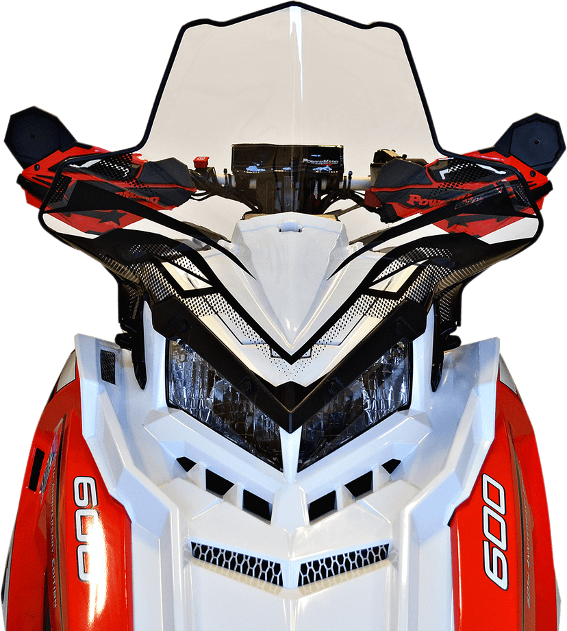 POWERMADD 2318-0160 Windshield - Mid - 18.5" - Polaris — image 1 of 2