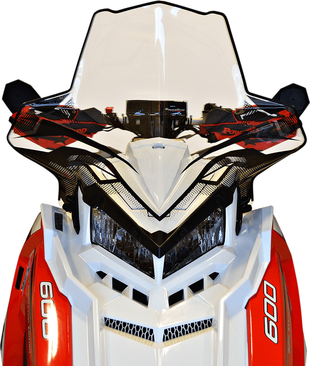 POWERMADD 2318-0161 Windshield - Tall - 20.5" - Polaris