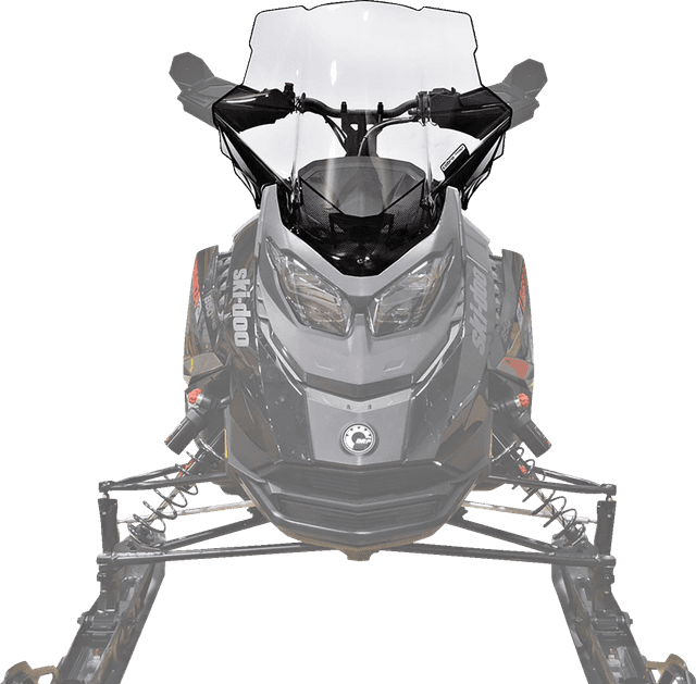 POWERMADD 2318-0171 Windshield - 20" Clear - Mid — image 1 of 5