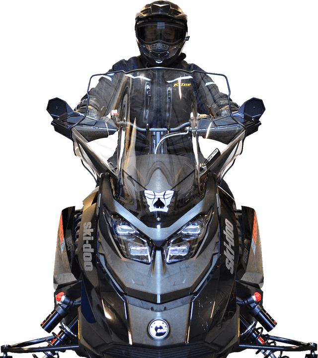 POWERMADD 2318-0171 Windshield - 20" Clear - Mid — image 5 of 5