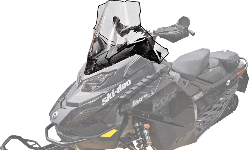 POWERMADD 2318-0171 Windshield - 20" Clear - Mid — image 3 of 5