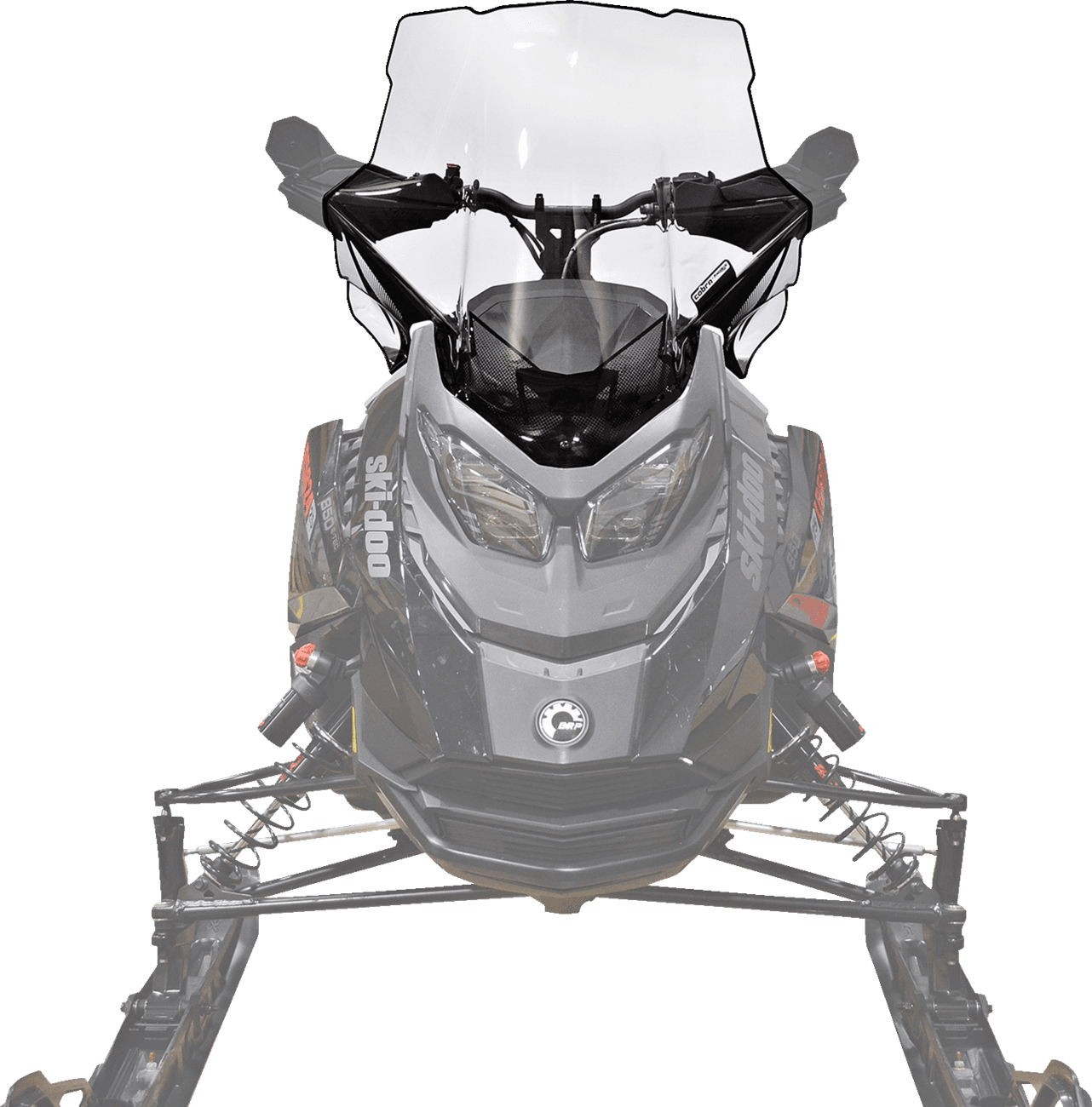 POWERMADD 2318-0172 Windshield - 22" Clear - Tall