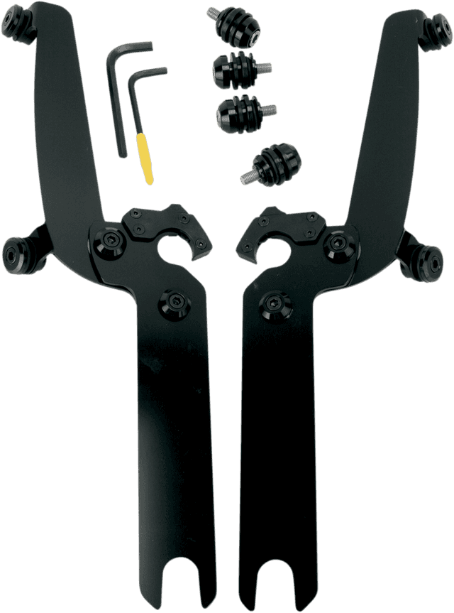 MEMPHIS SHADES 2320-0071 Sportshield Trigger-Lock Mounting Kit - Black - Covered