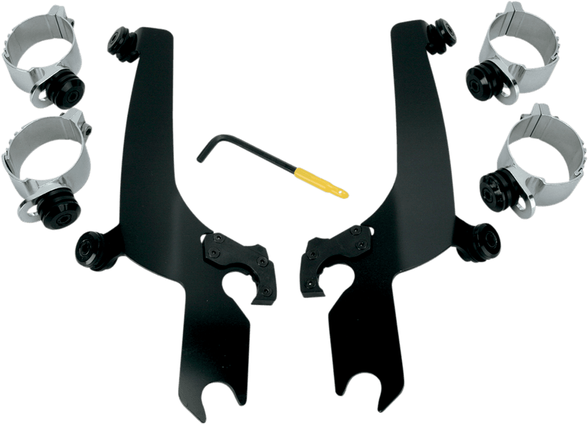 MEMPHIS SHADES 2320-0076 Sportshield Trigger-Lock Mounting Kit - Black