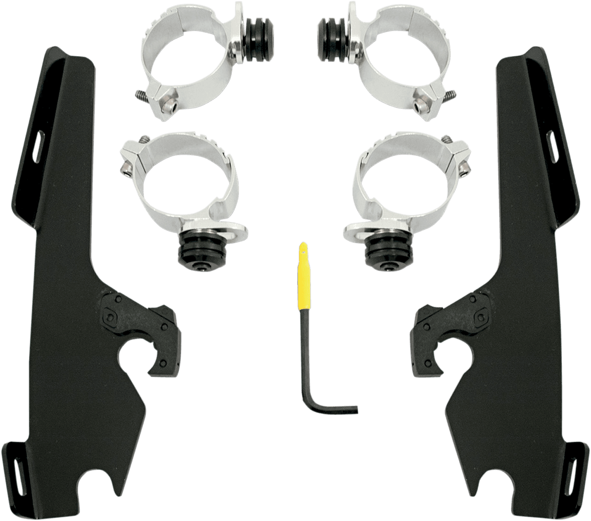 MEMPHIS SHADES 2320-0084 Fats/Slim Trigger Lock Mounting Kit - Black