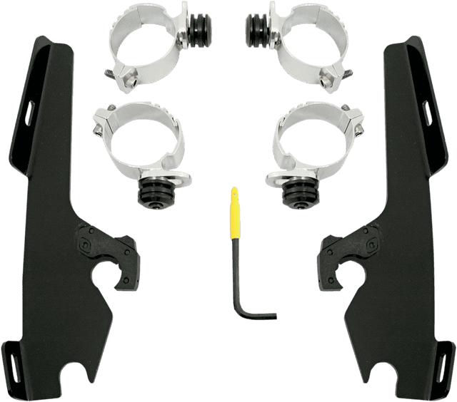 MEMPHIS SHADES 2320-0084 Fats/Slim Trigger Lock Mounting Kit - Black