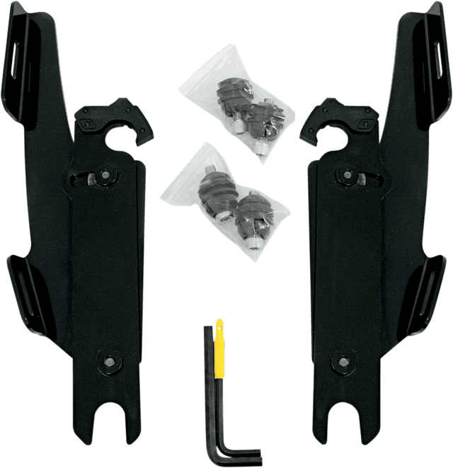 MEMPHIS SHADES 2320-0091 Hardware Kit - Black - Without Lightbar - Black
